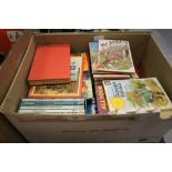 Box of Books - Annuals, Walt Disney, Dean Pop-up Books, Enid Blyton, Ladybird Books, Poetry etc,