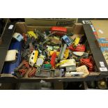 Box of Assorted Toy Cars etc