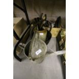 Quantity of metal items inc watering can