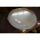 Silver plated tray