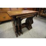 Oak Nest of Tables