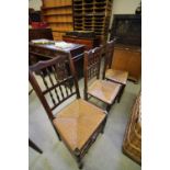 6 Lancashire Spindle Back Chairs