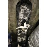 Snowboard and boots