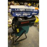 Bosch Shredder 2000 HP AXT and 1.5 tonne Scissor Jack