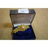 Lloret Gilt Metal & Coral Style Bracelet (Boxed)