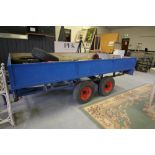 Twin Axle 9ft by 5ft Trailer with Spare Wheel