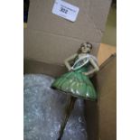 Vintage (Early German) Toy Ballerina Spinning Top