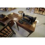 Singer Electric Sewing Machine No. 201k with table