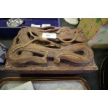 African Carved Wood Jewellery Box