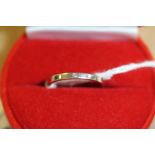 9ct White Gold Diamond Set Wedding Band