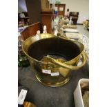 Brass Coal Scuttle and Mixed Brass Items