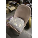 Woven Fiber Pink Chair