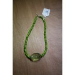 'Peridot Green' Jennie Ferguson Design Necklace