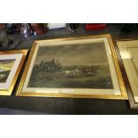 C. Hunt - After C.C. Henderson - Engraving - Fore's Coaching Recollections, framed, (trimmed)