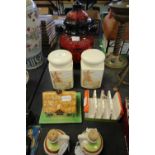 Rumtopf Jar & 6 Other Ceramic Items