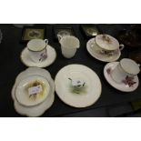 Small Quantity of Royal Worcester Bird Design Items