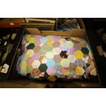 Large reversible hexagon patchwork