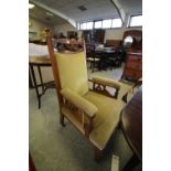 4 Oak Arts & Crafts chairs