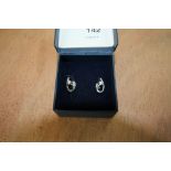18ct Small Diamond Earrings