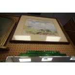 Anne Reid - Watercolour - Baraskomill, signed and framed, Royal Scottish Watercolour label verso