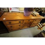 19th Century Pine Dresser Base