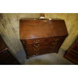 George III oak bureau