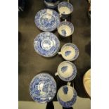 20 pieces of Copeland Spode Italian teawares