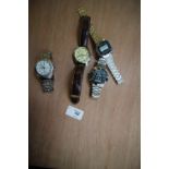 4 gents watches inc retro Casio