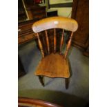 Set of 4 Spindle Back Chairs