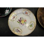 3 Meissen Plates with Fruit/Flower Decoration (one A/F)