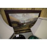 Large framed image of the Royal Scot locomotive