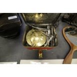 Vintage brass primus stove in original box