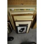 Quantity of Prints, Watercolours, including Heaton Cooper prints