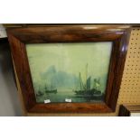 Rosewood framed print