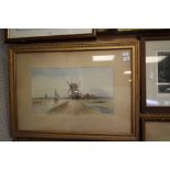 Robert Taylor Pritchett (1828-1907) - Watercolour - Near Harlem, signed, framed