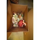 Box of mixed porcelain figures