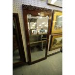 Mahogany framed mirror