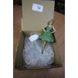 Vintage (Early German) Toy Ballerina Spinning Top