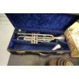 Cased trumpet