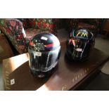 2 Crash Helmets