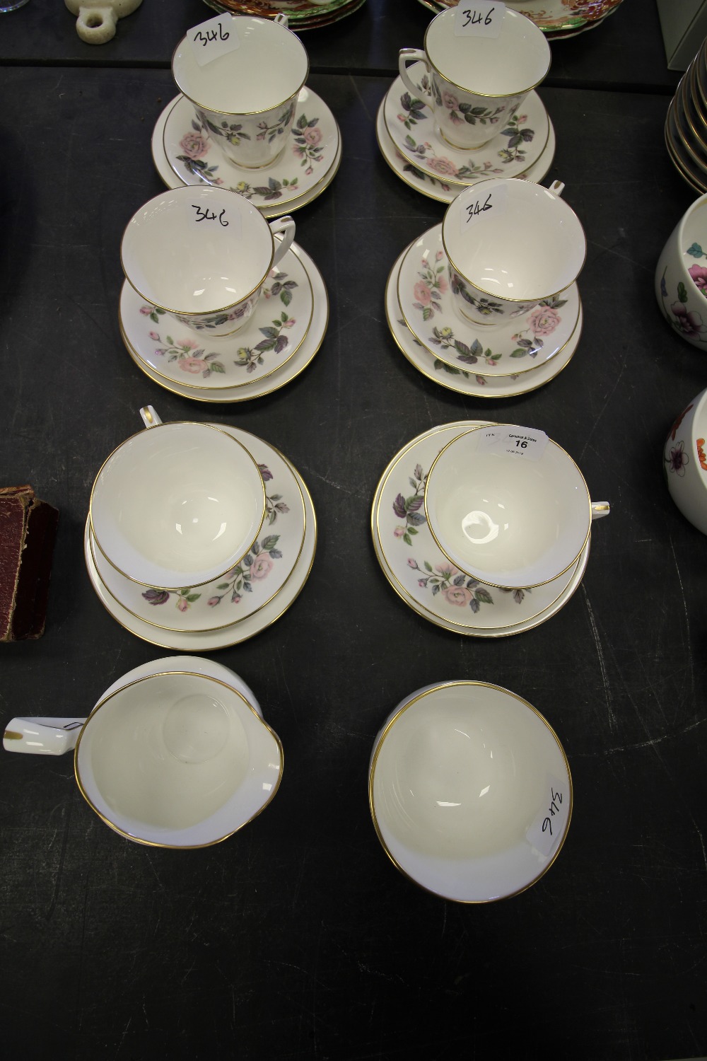 Worcester Tea Set - June Garland pattern