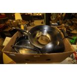 Box of Pans/Woks