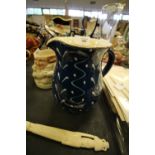 Blue Wetheriggs pottery jug