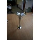 Birmingham silver spill vase