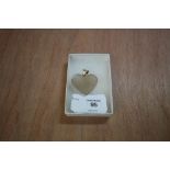 Druzy agate heart shaped pendant