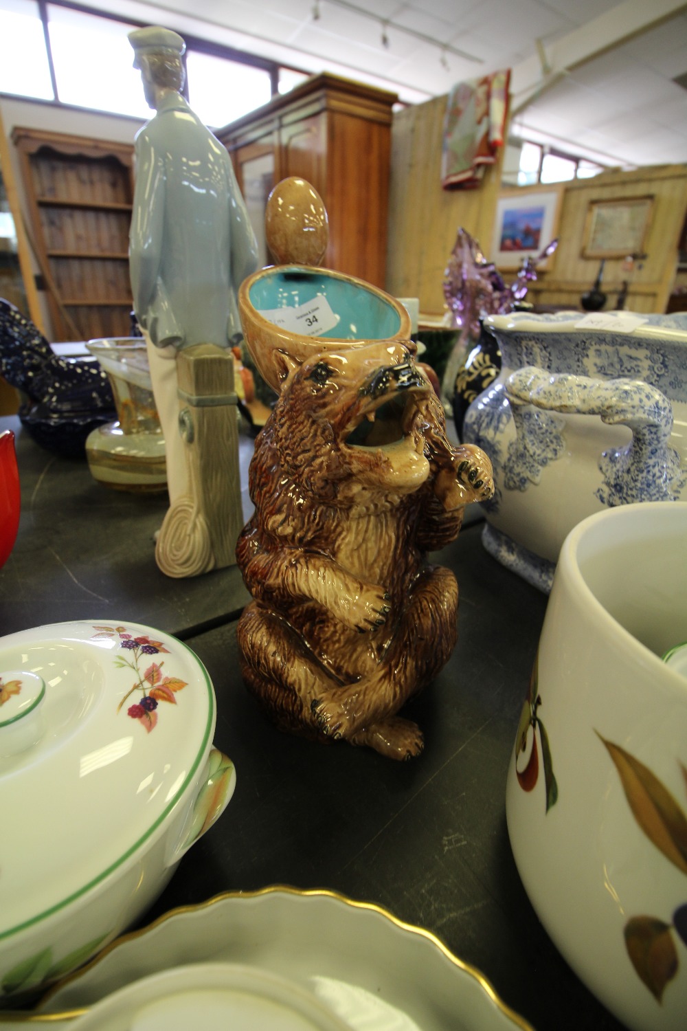 Brown Bear Jug - Image 2 of 2