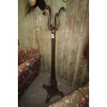 Wrought iron standard lamp