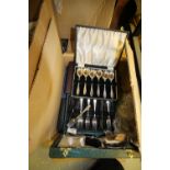 Cased and uncased cutlery/flatware