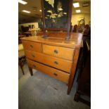 Solid Oak 2/3 Chest of Drawers