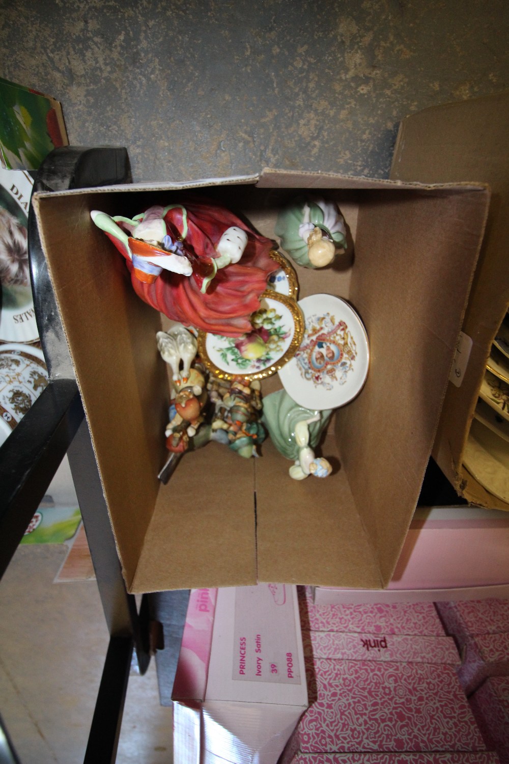 Box of mixed porcelain figures